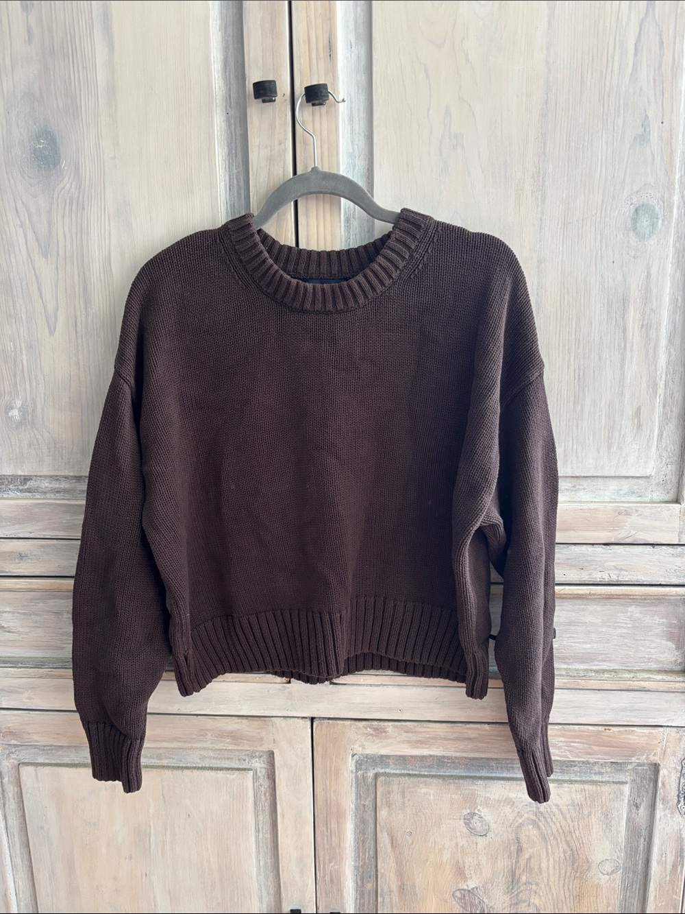 GAP Dark Brown Crewneck Sweater